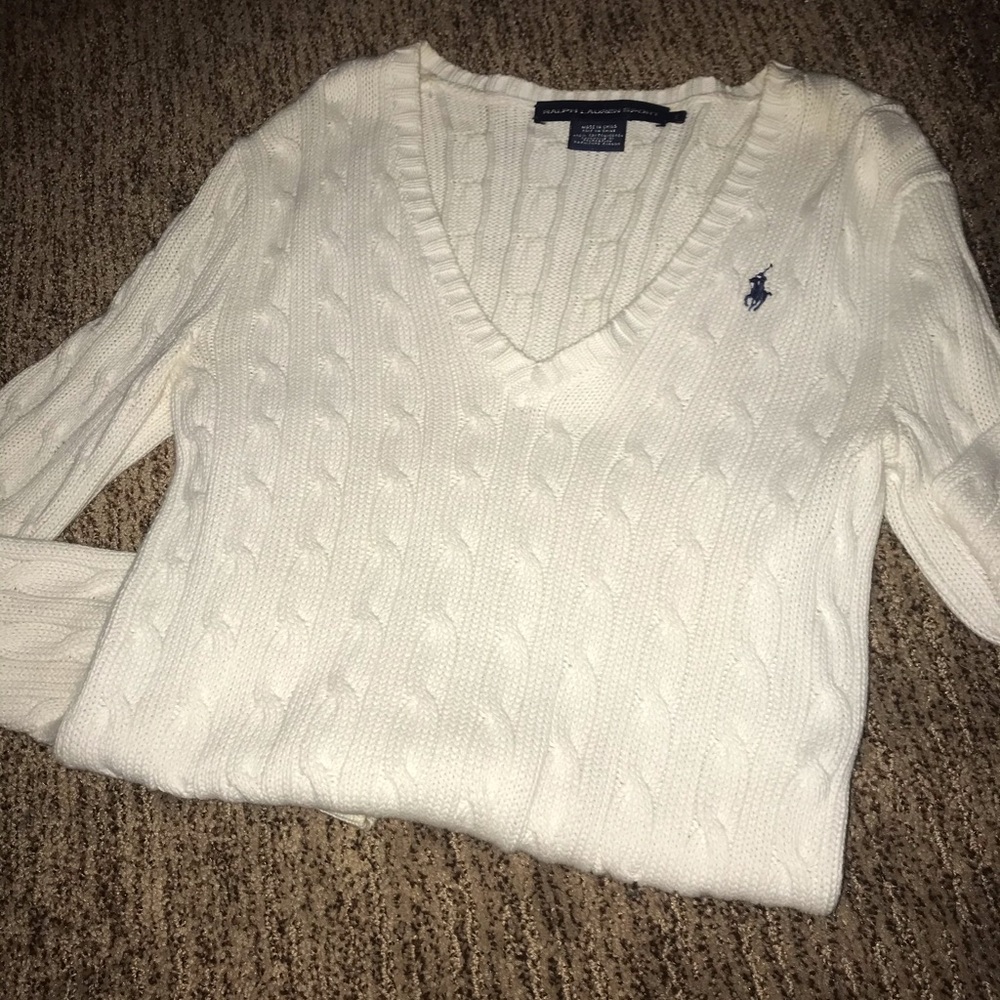 Ralph Lauren white sweater